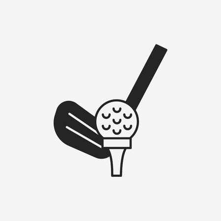 golf iconのイラスト素材