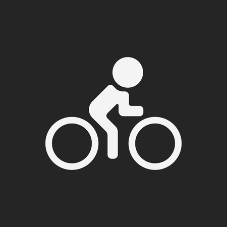 bike cycling iconのイラスト素材