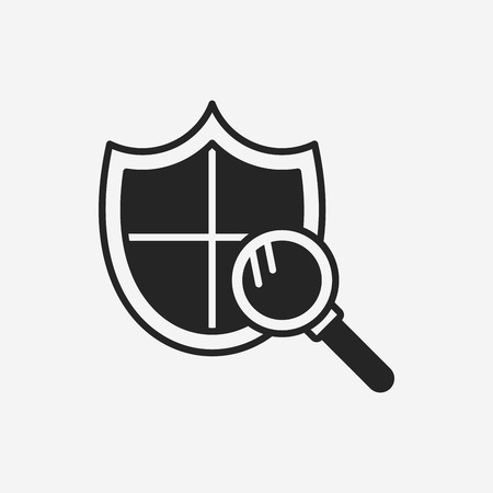 Internet Protection iconのイラスト素材
