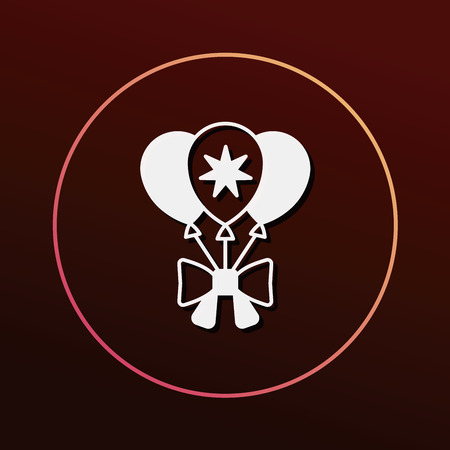 balloon iconのイラスト素材