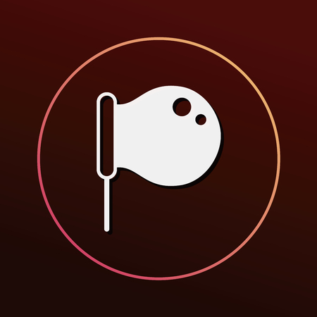 Blowing bubbles iconのイラスト素材