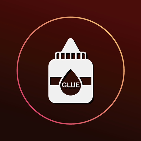 glue iconのイラスト素材