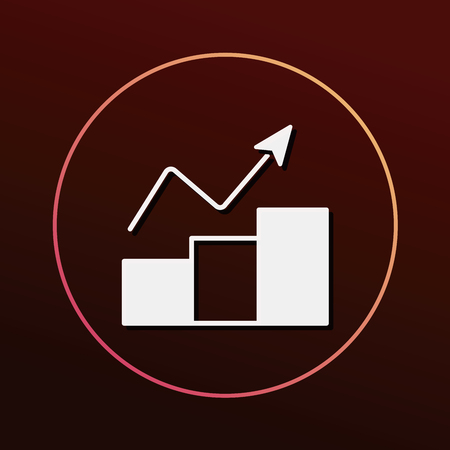 Information chart iconのイラスト素材
