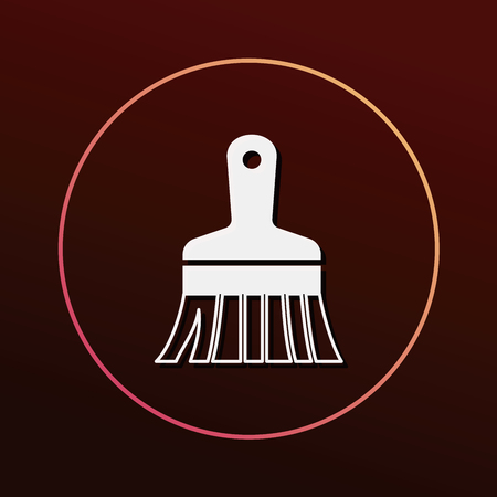 Paint brush iconのイラスト素材