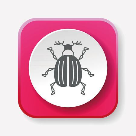 insect iconのイラスト素材
