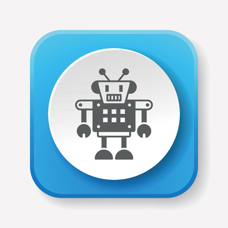 robot iconのイラスト素材