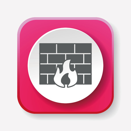 Firewall iconのイラスト素材