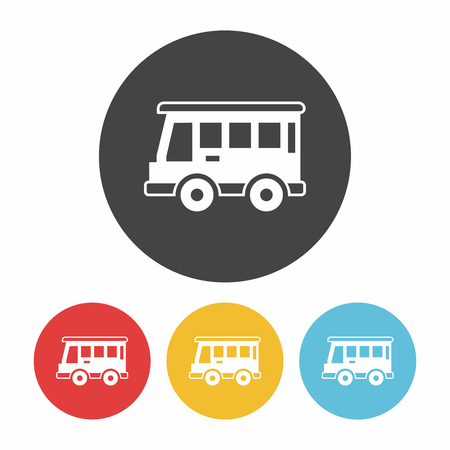 camp van iconのイラスト素材