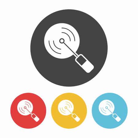 pizza cutter iconのイラスト素材