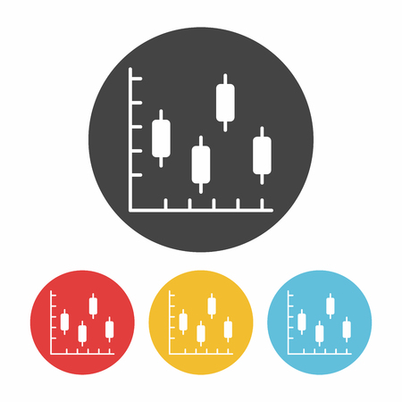 Information chart iconのイラスト素材