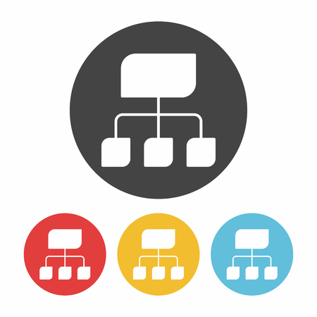 Information chart iconのイラスト素材