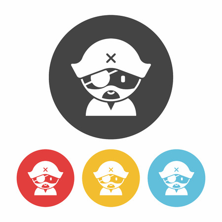 pirate iconのイラスト素材
