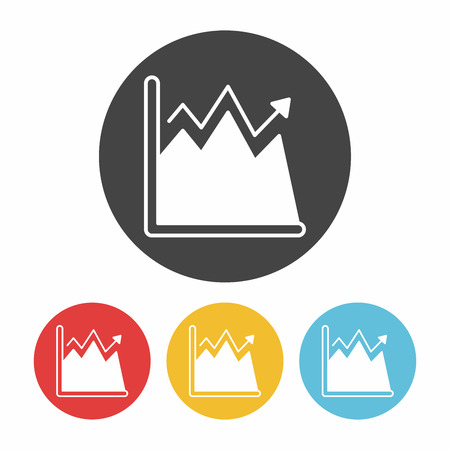 Information chart iconのイラスト素材