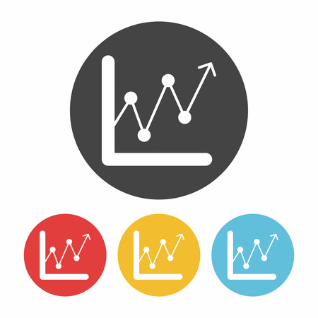 Information chart iconのイラスト素材
