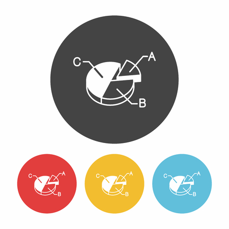 Information chart iconのイラスト素材