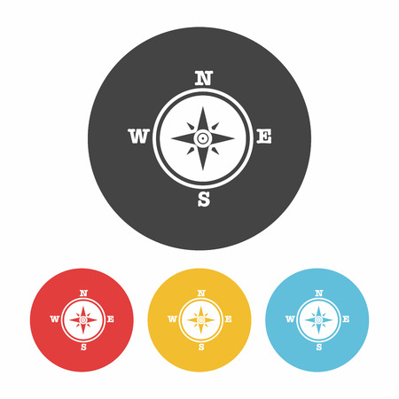 compass iconのイラスト素材