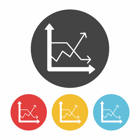 Information chart iconのイラスト素材