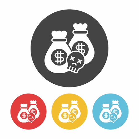 money bag iconのイラスト素材