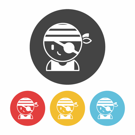 pirate iconのイラスト素材