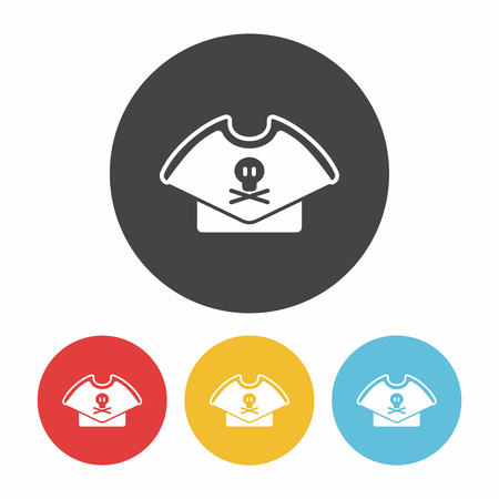 Pirate hat iconのイラスト素材