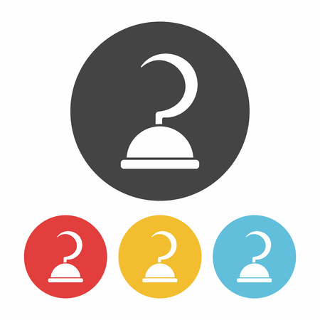 pirate hook iconのイラスト素材