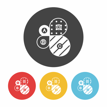 Information chart iconのイラスト素材