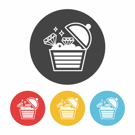 Treasure iconのイラスト素材