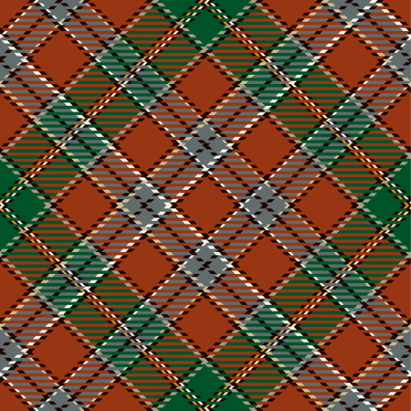 Tartan Seamless Pattern Background. Red, Black, Green, Gray and  Camel Beige    Plaid, Tartan Flannel Shirt Patterns. Trendy Tiles Vector Illustration for Wallpapers.のイラスト素材