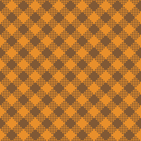 Halloween Tartan Seamless Pattern Background. Autumn color panel Plaid, Tartan Flannel Shirt Patterns. Trendy Tiles Vector Illustration for Wallpapers.のイラスト素材