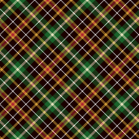 Tartan Seamless Pattern Background. Black,  Gold, Green, Red  and  White  Color  Plaid.  Flannel Shirt Patterns. Trendy Tiles Vector Illustration for Wallpapers.のイラスト素材