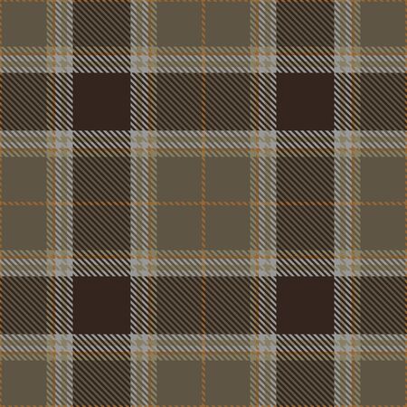 Tartan Plaid Scottish Seamless Pattern Background. Brown, Beige, Orange  and  Gray Color  Wrap.  Flannel Shirt Patterns. Trendy Tiles Vector Illustration for Wallpapersのイラスト素材