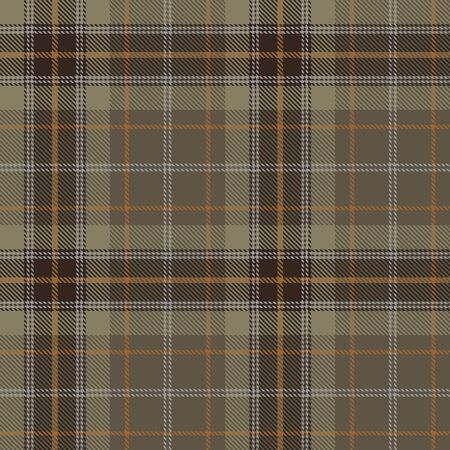 Brown, Beige, Orange  and  Gray Tartan  Plaid  Seamless Pattern Background. Flannel  Shirt Tartan Patterns. Trendy Tiles Vector Illustration for Wallpapers.のイラスト素材