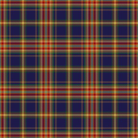 Blue, Red, Green, White  and   Gold  Tartan  Plaid  Seamless Pattern Background. Flannel  Shirt Tartan Patterns. Trendy Tiles Vector Illustration for Wallpapers.のイラスト素材