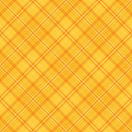 Orange and  White    Tartan  Plaid  Seamless Pattern Background. Flannel  Shirt Tartan Patterns. Trendy Tiles Vector Illustration for Wallpapers.のイラスト素材
