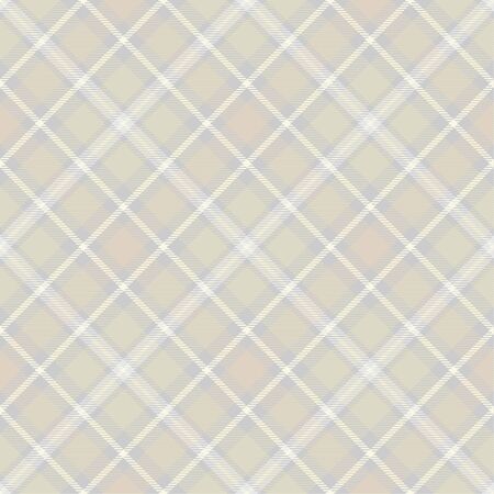 Pastel  Beige, Dusty Beige And Gray  Tartan  Plaid  Seamless Pattern Background. Flannel  Shirt Tartan Patterns. Trendy Tiles Vector Illustration for Wallpapers.のイラスト素材