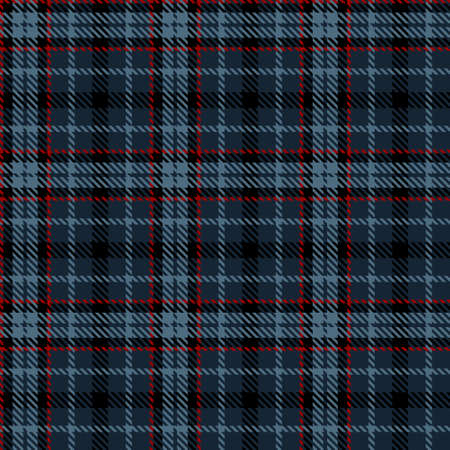 Tartan Seamless Pattern Background in Black, Blue and Red Color Plaid. Flannel Shirt Patterns. Trendy Tiles Vector Illustration for Wallpapers.のイラスト素材