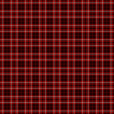 Tartan Seamless Pattern Background in Black, Red and White Color Plaid. Flannel Shirt Patterns. Trendy Tiles Vector Illustration for Wallpapers.のイラスト素材