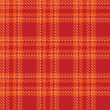 Autumn Tartan Seamless Pattern Background. Fall Color Panel Plaid, Tartan Flannel Shirt Patterns. Trendy Tiles Vector Illustration for Wallpapers.のイラスト素材