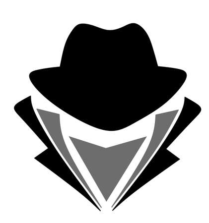 Spy logo creative concept illustrationのイラスト素材