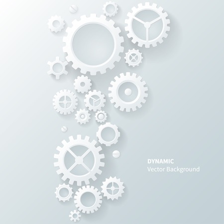 Modern abstract industrial gear backgroundのイラスト素材