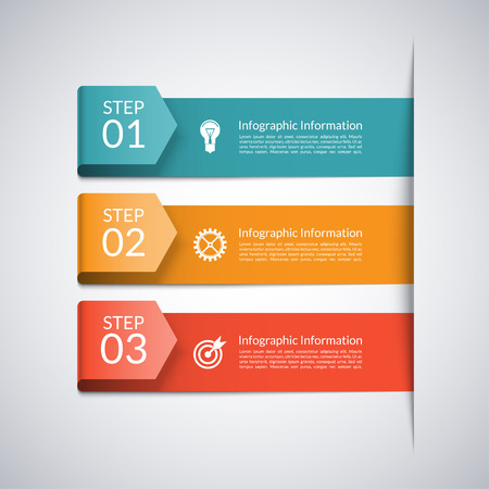 Modern minimal arrow template for business infographics Modern minimal arrow template for business infographics