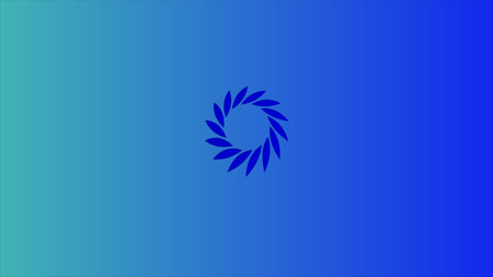 letter o logo blue gradient color for business and company in modern styleの写真素材