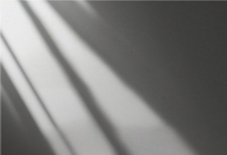 Shadow overlay effect on white wall for photo and mockup. 3D render.の写真素材