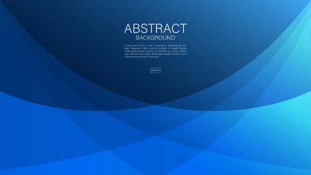 Blue abstract background, wave, Geometric vector, graphic, Minimal Texture, cover design, flyer template, banner, web page, book cover, advertisement, printing template, decoration wallpaper.のイラスト素材