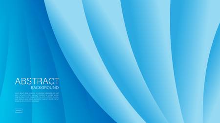 Blue abstract background, wave, Geometric vector, graphic, Minimal Texture, cover design, flyer template, banner, web page, book cover, advertisement, printing template, decoration wallpaper.のイラスト素材