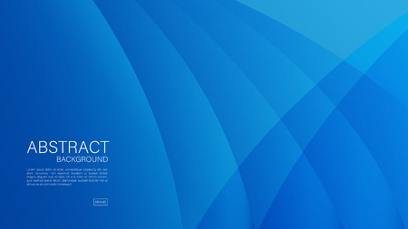 Blue abstract background, wave, Geometric vector, graphic, Minimal Texture, cover design, flyer template, banner, web page, book cover, advertisement, printing template, decoration wallpaper.のイラスト素材