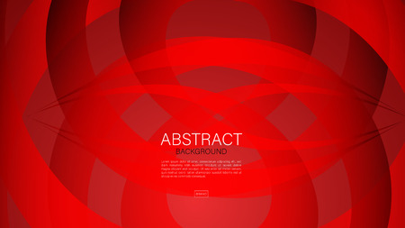 Red abstract background, wave, Geometric vector, graphic, Minimal Texture, cover design, flyer template, banner, web page, book cover, advertisement, printing template, decoration wallpaper.のイラスト素材