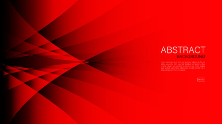 Red abstract background, wave, Geometric vector, graphic, Minimal Texture, cover design, flyer template, banner, web page, book cover, advertisement, printing template, decoration wallpaper.のイラスト素材