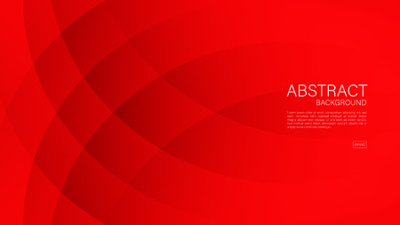 Red abstract background, wave, Geometric vector, graphic, Minimal Texture, cover design, flyer template, banner, web page, book cover, advertisement, printing template, decoration wallpaper.のイラスト素材