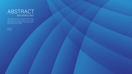 Blue abstract background, wave, Geometric vector, graphic, Minimal Texture, cover design, flyer template, banner, web page, book cover, advertisement, printing template, decoration wallpaper.のイラスト素材